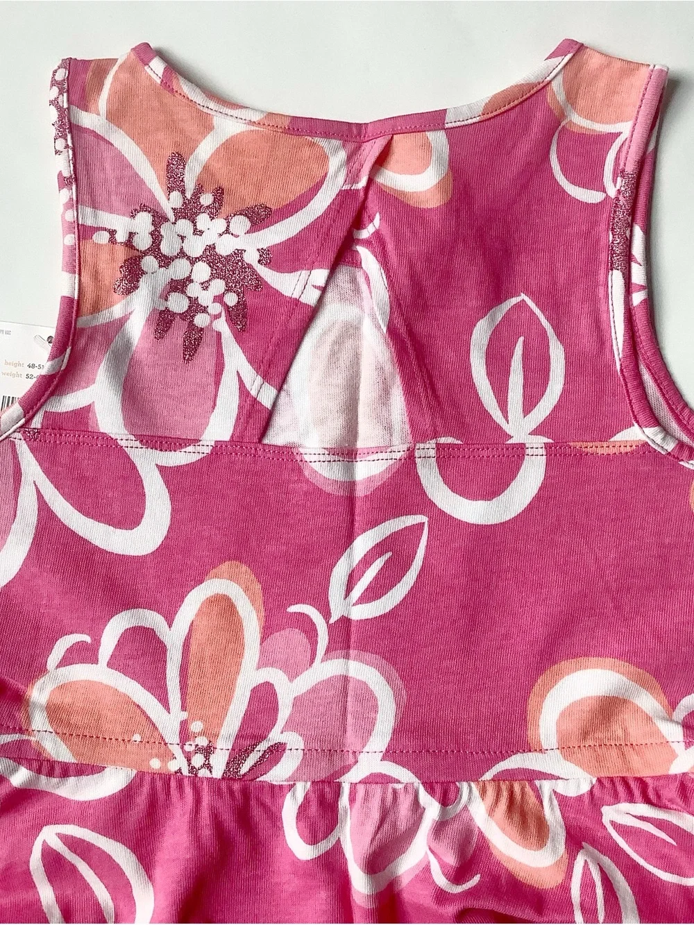 Gymboree Pink Floral Tank Dress